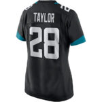 Fred Taylor 28 Jacksonville Jaguars Women Game Retired Jersey - Black