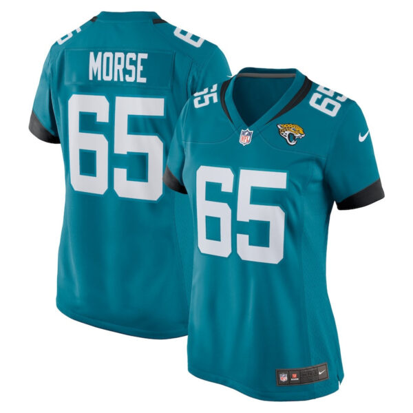 Mitch Morse 65 Jacksonville Jaguars Alternate Game Women Jersey - Teal