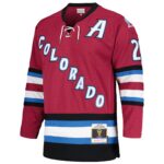 Peter Forsberg Colorado Avalanche Mitchell & Ness  2001/02 Alternate Captain Blue Line Player Jersey - Maroon