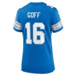 Jared Goff Detroit Lions  Women's Game Jersey - Blue