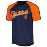 Detroit Tigers Stitches Team Raglan Jersey - Navy