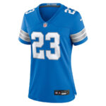 Carlton Davis III 23 Detroit Lions Women's Game Jersey - Blue