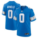 Terrion Arnold Detroit Lions 2024 First Round Pick Player Game Jersey - Blue