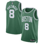 Kristaps Porzingis 8 Boston Celtics Unisex Swingman Jersey - Icon Edition - Kelly Green