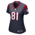 Eric Saubert 81 Houston Texans Women Game Jersey - Navy