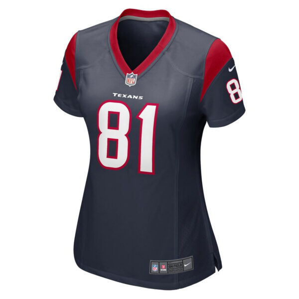 Eric Saubert 81 Houston Texans Women Game Jersey - Navy