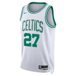 Jordan Walsh 27 Boston Celtics 2024 FINALS PATCH Swingman Jersey - Association Edition - White