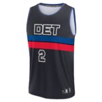 Cade Cunningham Detroit Pistons Fanatics Fast Break Replica Player Jersey - Statement Edition - Black