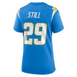 Tarheeb Still 29 Los Angeles Chargers Women's Game Jersey - Powder Blue