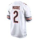 D.J. Moore 2 Signed Chicago Bears Moore Than A Feeling Road Game Men Jersey - White