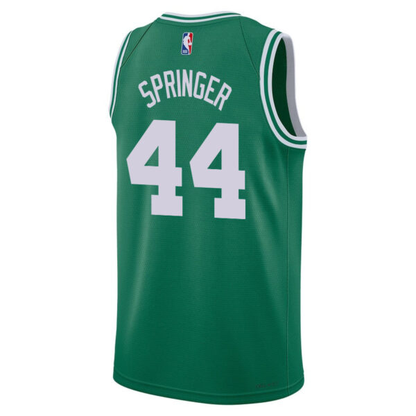 Jaden Springer 44 Boston Celtics 2024 FINALS CHAMPIONS Jersey - Icon Edition - Kelly Green