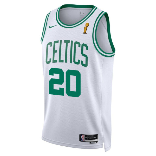 JD Davison 20 Boston Celtics 2024 FINALS CHAMPIONS Swingman Jersey - Association Edition - White