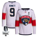 Sam Bennett 9 Florida Panthers 2024 STANLEY CUP Final Away Breakaway Jersey - Men, White