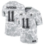 Micah Parsons Dallas Cowboys 2024 Salute to Service Limited Jersey - Arctic Camo