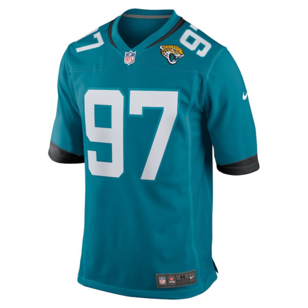 Henry Mondeaux 97 Jacksonville Jaguars Game Men Jersey - Teal