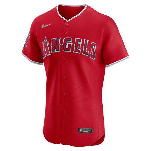 Los Angeles Angels  Alternate Vapor Premier Elite Patch Jersey - Red