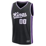Sacramento Kings Fanatics Youth Custom Fast Break Jersey - Black - Icon Edition