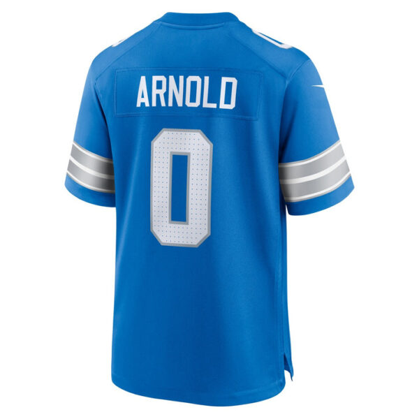 Terrion Arnold Detroit Lions 2024 First Round Pick Player Game Jersey - Blue