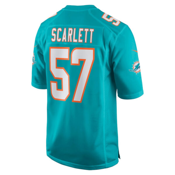 Brennan Scarlett 57 Miami Dolphins Men Game Jersey - Aqua