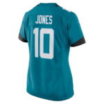 Mac Jones 10 Jacksonville Jaguars Alternate Game Women Jersey - Teal