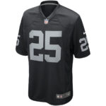 Fred Biletnikoff 25 Las Vegas Raiders Men Game Retired Jersey - Black