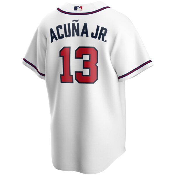 Ronald Acuu00c3u00b1a Jr. Atlanta Braves  Youth Alternate Replica Player Jersey - White