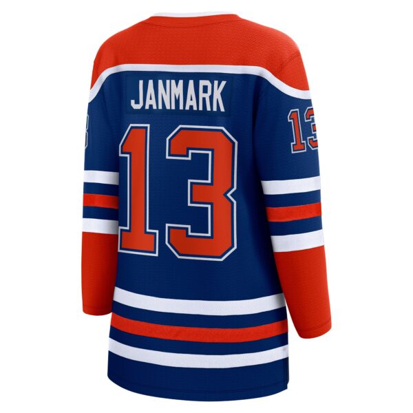 Mattias Janmark Edmonton Oilers Fanatics Women's Home Breakaway Player Jersey - Royal