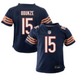 Rome Odunze 15 Chicago Bears 2024 NFL Draft First Round Pick Player Game YOUTH Jersey - Navy