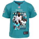 Tyreek Hill 10 Signed Miami Dolphins Cheetah Game YOUTH Jersey - Aqua