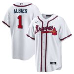 Ozzie Albies Atlanta Braves  Home Replica Player Name Jersey - White