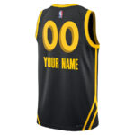 Golden State Warriors 2023/24 Swingman Jersey Customized - City Edition - Black