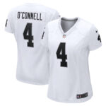Aidan O'Connell 4 Las Vegas Raiders Women Game Jersey - White