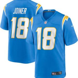 Charlie Joiner 18 Los Angeles Chargers Men Game Retired Jersey - Powder Blue