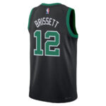 Oshae Brissett 12 Boston Celtics 2024 FINALS CHAMPIONS Swingman Jersey - Statement Edition - Black