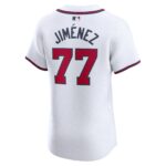 Joe Jimenez Atlanta Braves  Home Elite Player Jersey - White