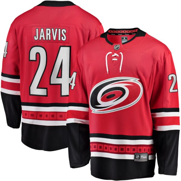 Seth Jarvis Carolina Hurricanes Fanatics Alternate Breakaway Player Jersey - Red