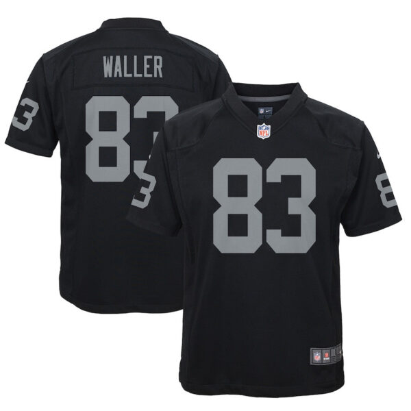 Darren Waller 83 Las Vegas Raiders YOUTH Game Jersey - Black