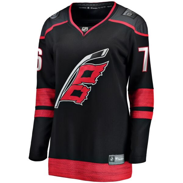 Brady Skjei Carolina Hurricanes Fanatics Women's Home Breakaway Player Jersey - Black