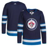 Winnipeg Jets adidas Home Authentic Jersey - Navy