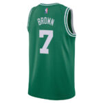Jaylen Brown 7 Boston Celtics 2024 FINALS CHAMPIONS Jersey - Icon Edition - Kelly Green