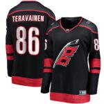 Teuvo Teravainen Carolina Hurricanes Fanatics Women's Home Breakaway Player Jersey - Black