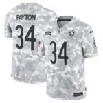 Walter Payton Chicago Bears 2024 Salute to Service Retired Player Limited Jersey - Arctic Camo