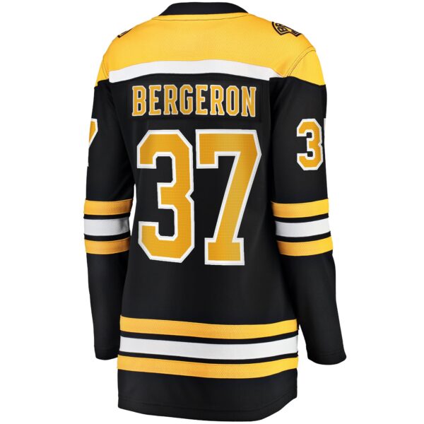 Patrice Bergeron Boston Bruins Fanatics Women's Captain Patch Home Breakaway Jersey - Black
