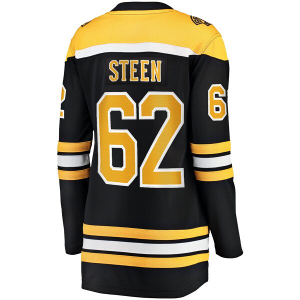 Oskar Steen Boston Bruins Fanatics Women's Home Breakaway Player Jersey - Black