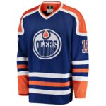 Mark Messier Edmonton Oilers Fanatics Premier Breakaway Retired Player Jersey - Blue