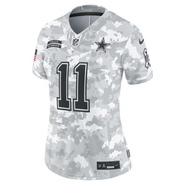 Micah Parsons Dallas Cowboys Women's 2024 Salute to Service Limited Jersey - Arctic Camo
