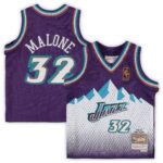 Karl Malone Utah Jazz Mitchell & Ness Infant 1996/97 Retired Player Jersey - Purple