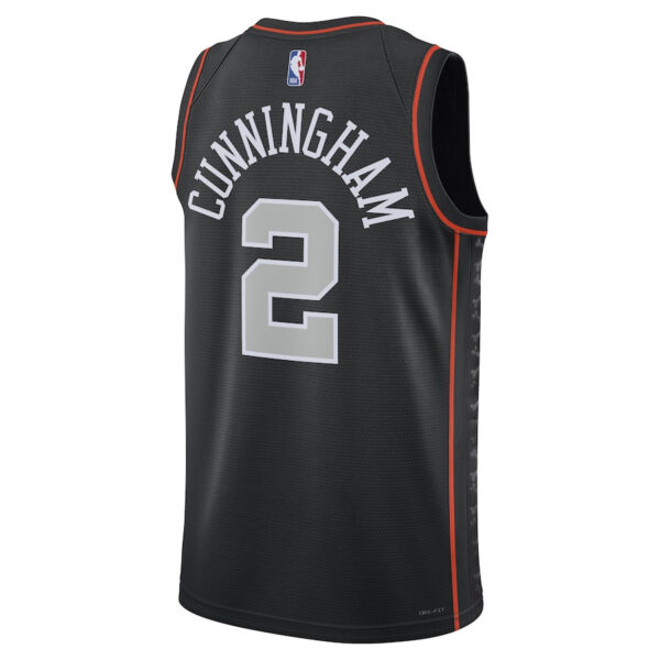 Cade Cunningham 2 Detroit Pistons 2023/24 Swingman Jersey - City Edition - Unisex Black