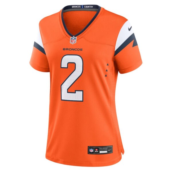 Patrick Surtain II 2 Denver Broncos Women Game Jersey - Orange