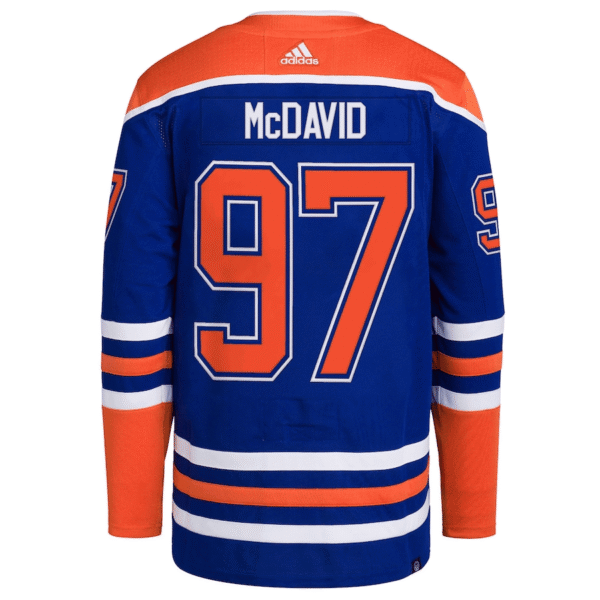 Connor McDavid 97 Edmonton Oilers 2024 Stanley Cup Final Home Primegreen Player Jersey �C Royal